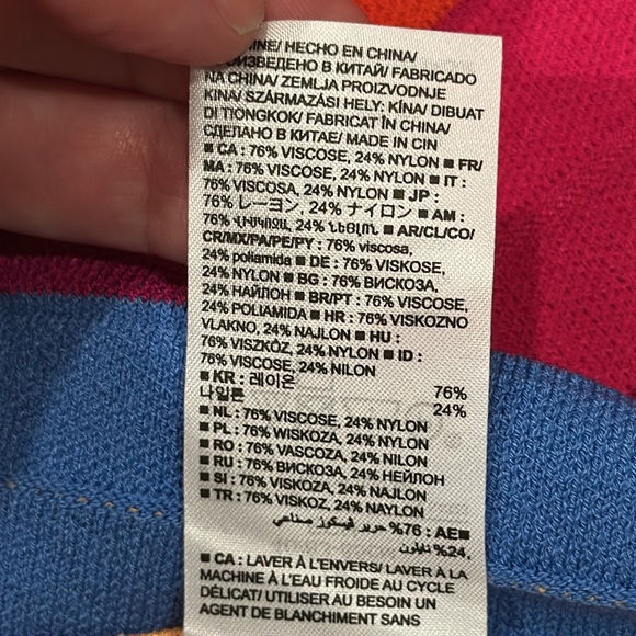 Banana Republic Pride 2020 Rare Rainbow Knit Skirt - Picture 5 of 5